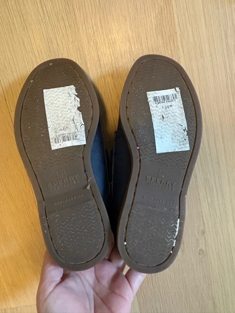 Sperry Boys Navy and blue Boat Shoes